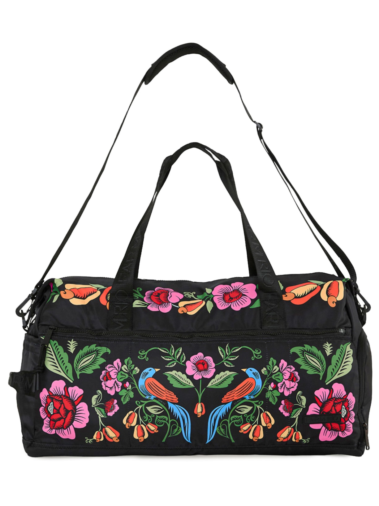 Bolsa Feminina Findi Cashew And Birds Ri - Preto