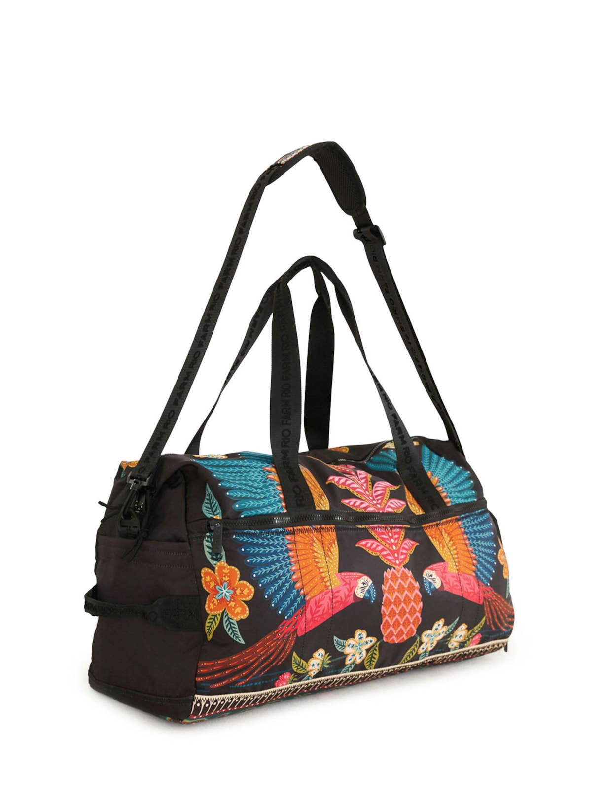 Bolsa Feminina Findi Samba Das Araras Preto Farm Etc