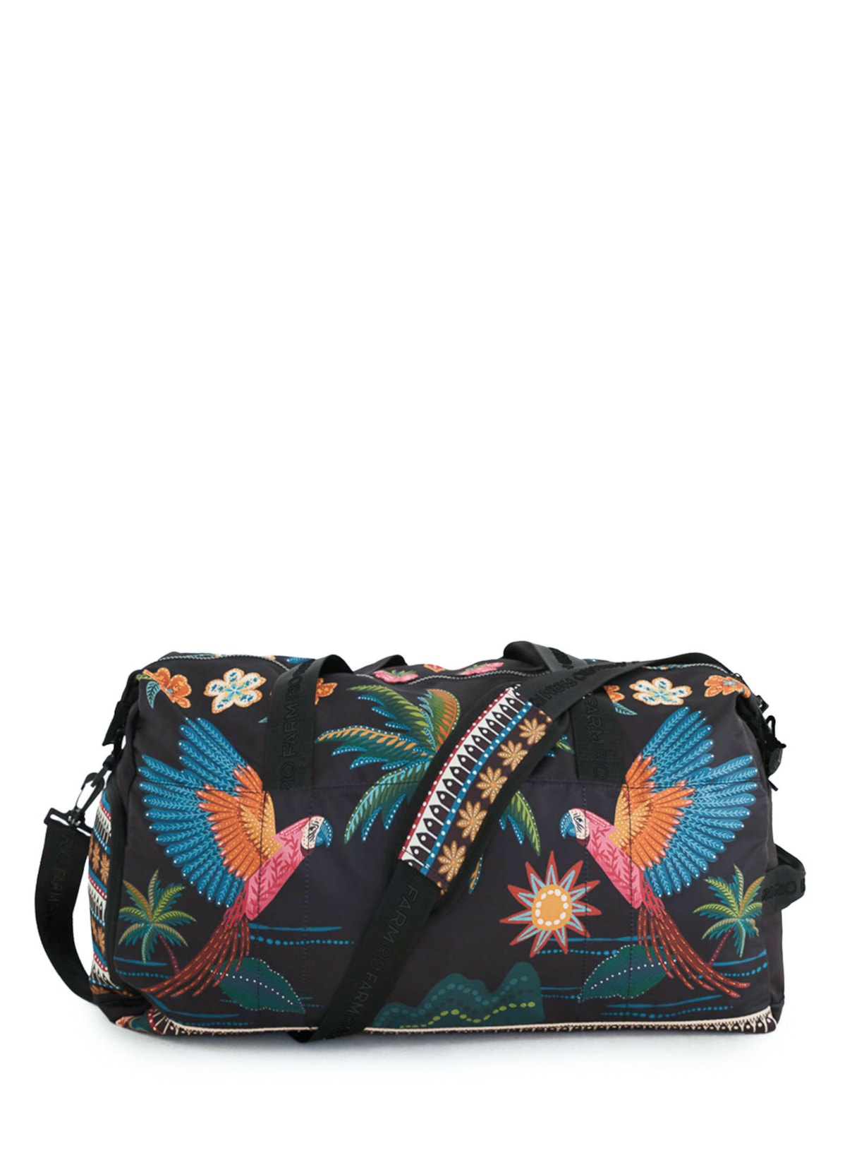 Bolsa Feminina Findi Samba Das Araras Preto Farm Etc