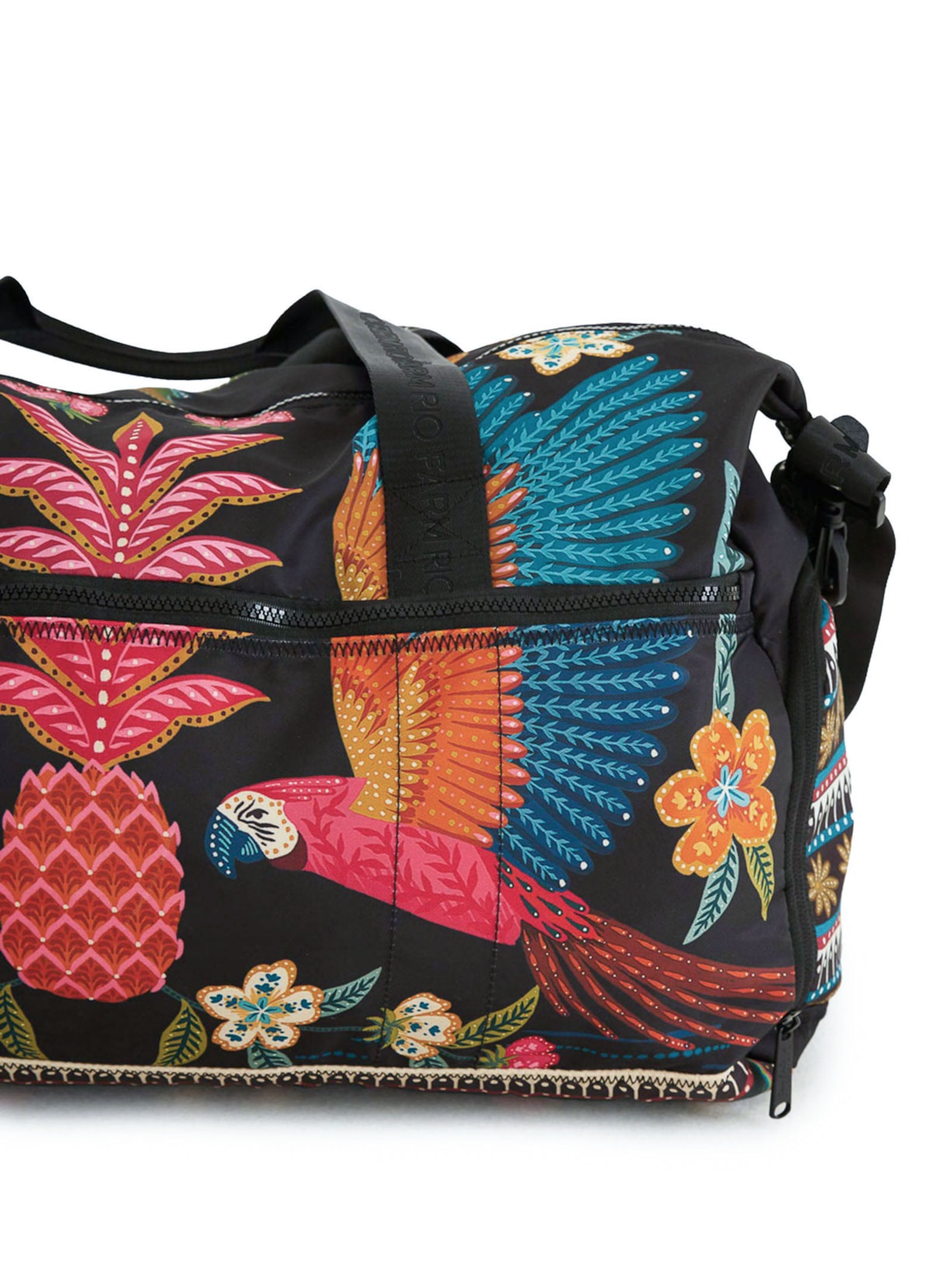 Bolsa Feminina Findi Samba Das Araras Preto Farm Etc