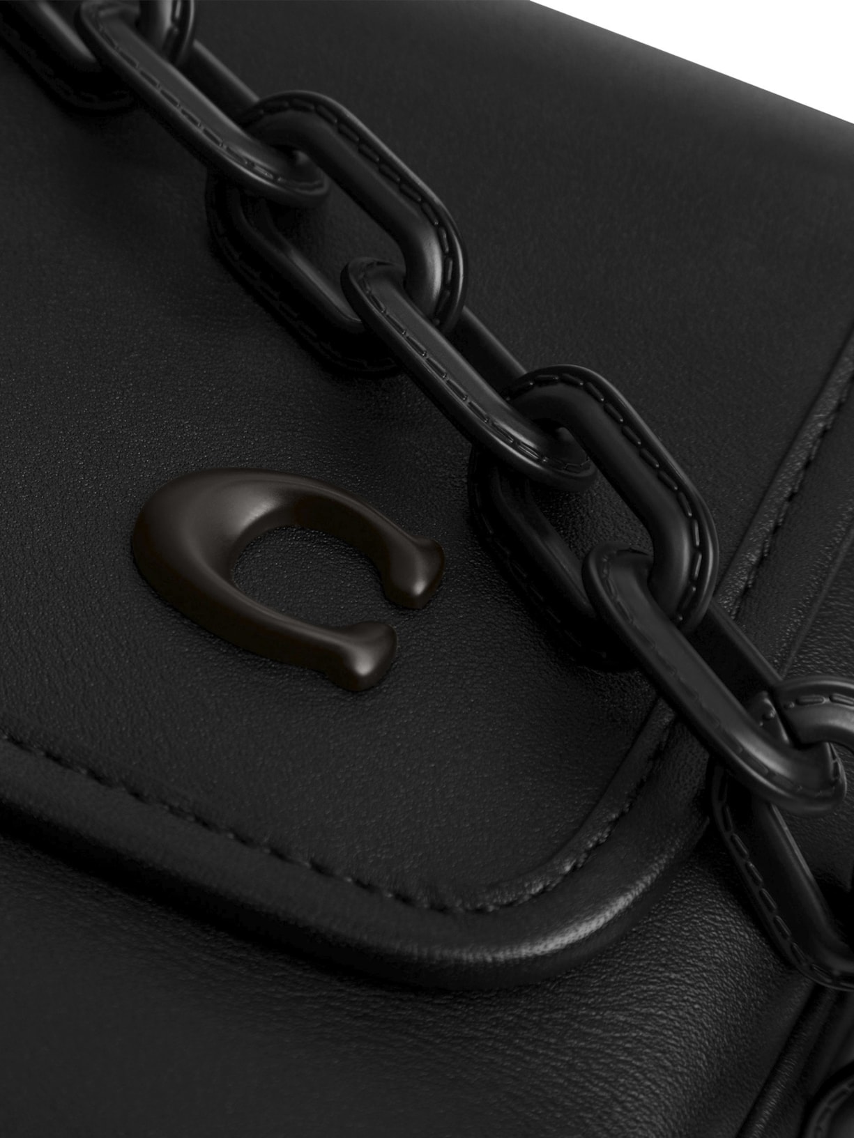 Bolsa Feminina Flap Crossbody 24 Preto Coach