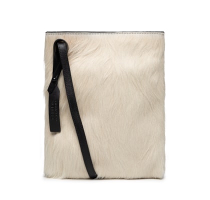 Bolsa Feminina Flat Pelo - Off White