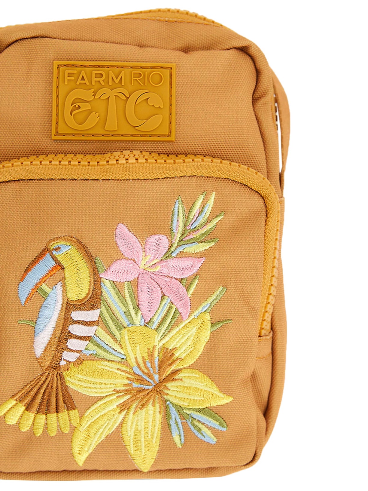 Bolsa Feminina Gema Onça Trópicos Laranja Farm Etc
