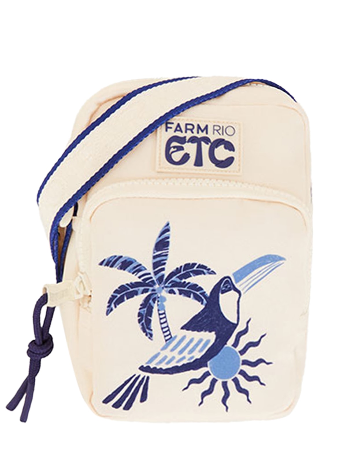 Bolsa Feminina Gema Tropical Branco Farm Etc