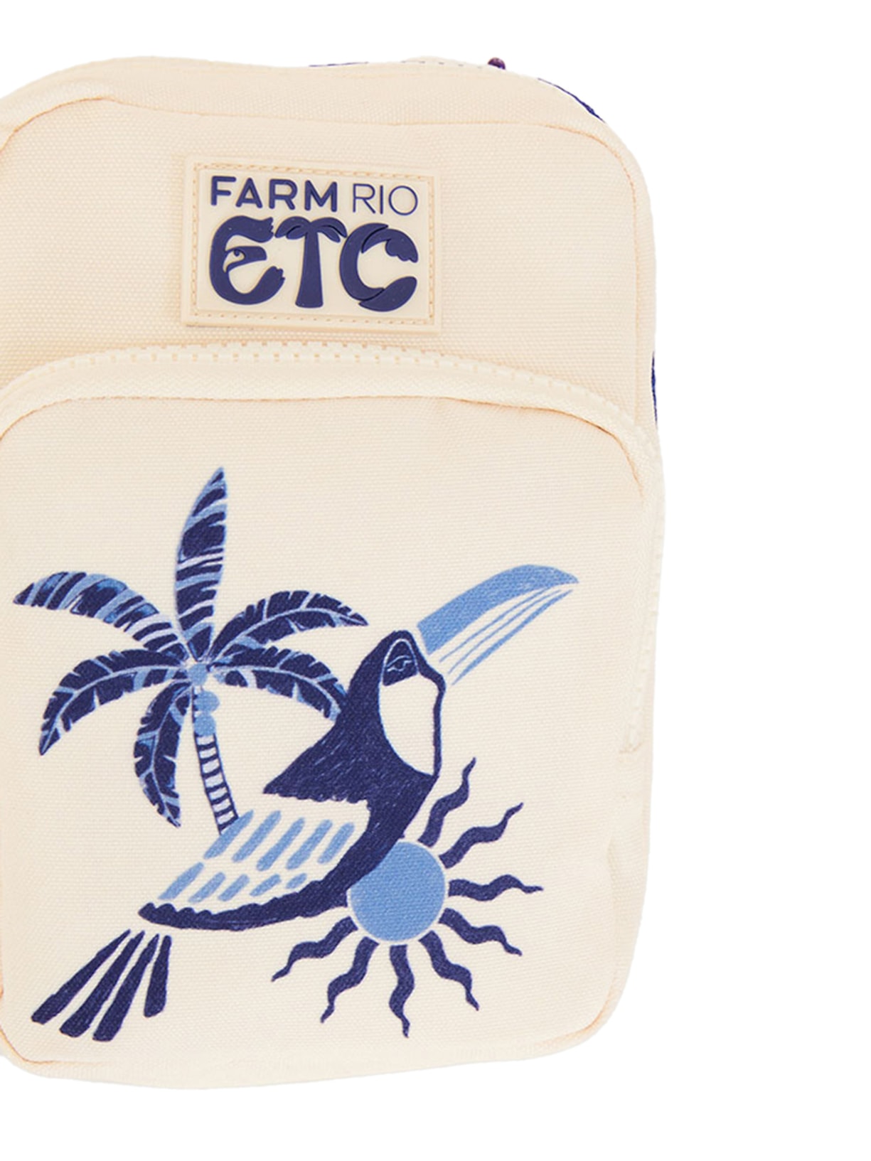 Bolsa Feminina Gema Tropical Branco Farm Etc