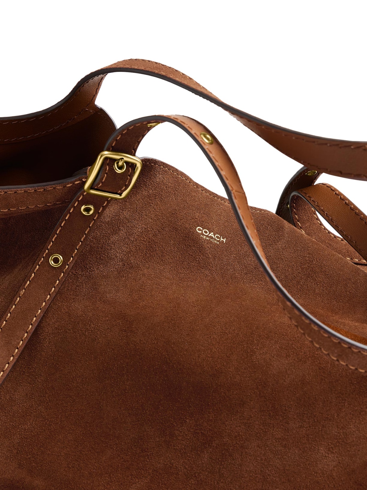 Bolsa Feminina Gramercy Tote Suede Warm Marrom Coach