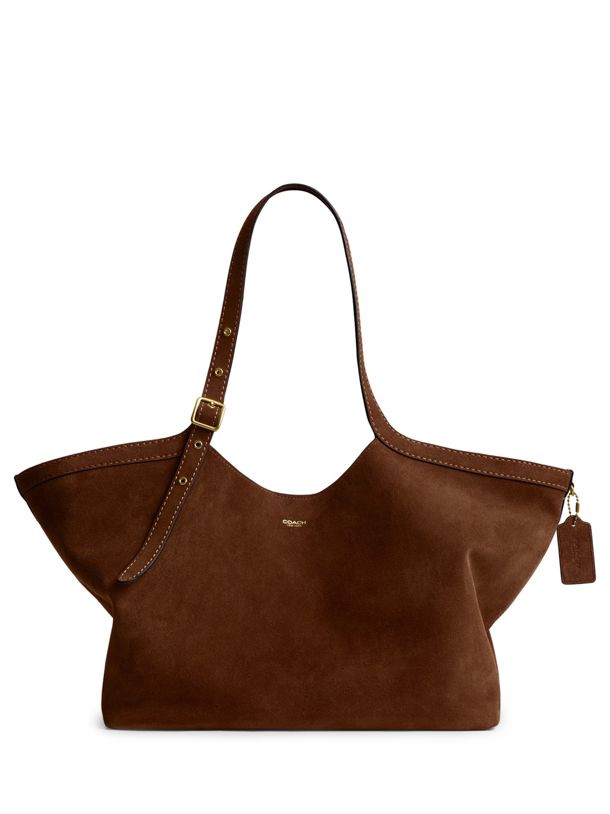 Bolsa Feminina Gramercy Tote Suede Warm Marrom Coach