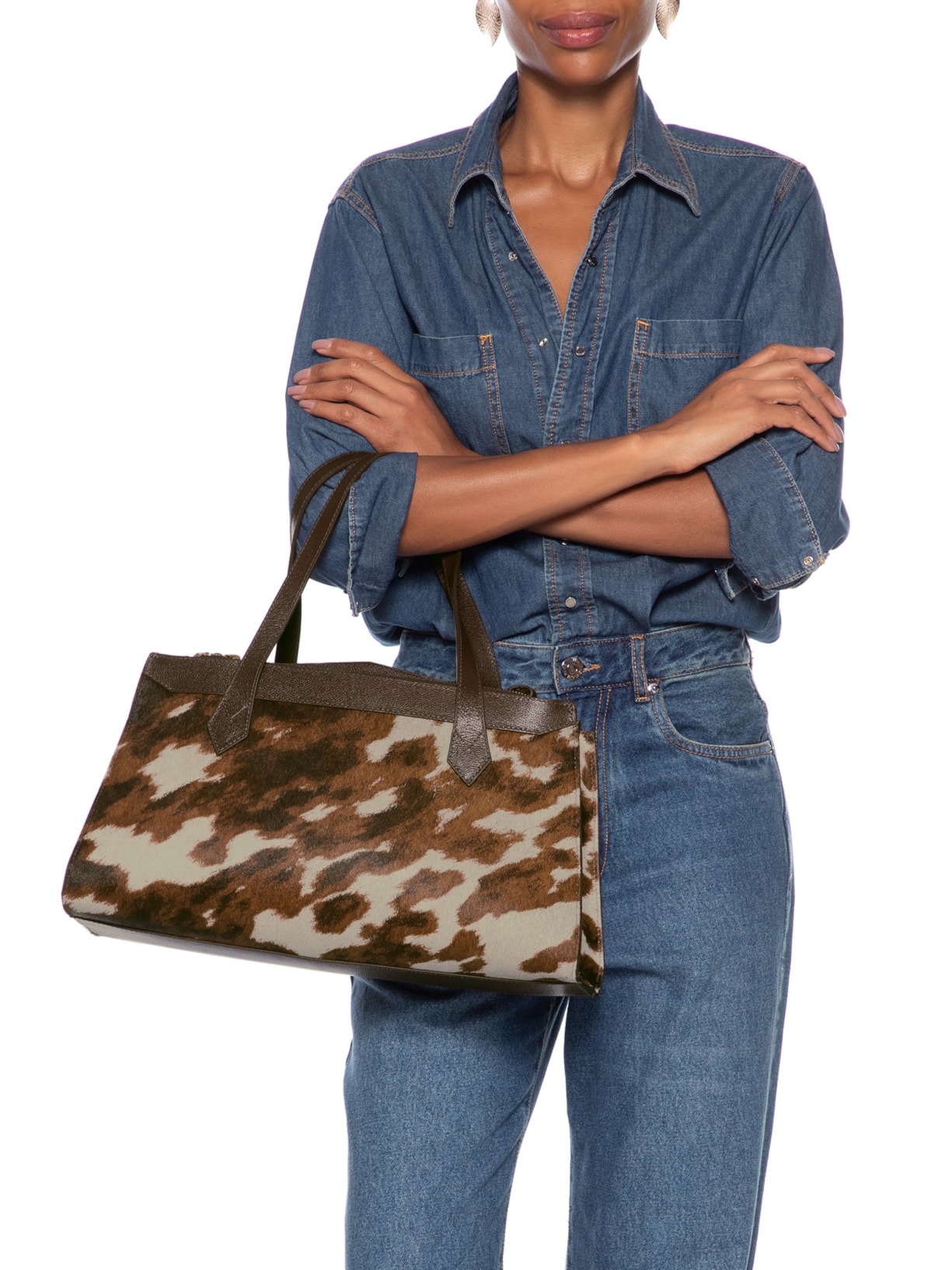 Bolsa Feminina Grande Animal Print Arezzo