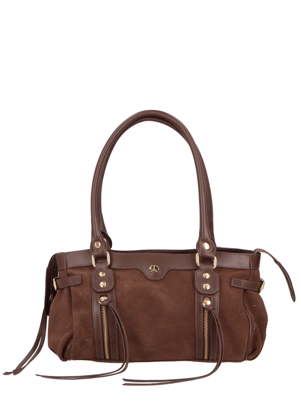 Bolsa Feminina Grande Baguete – Marrom Luiza Barcelos