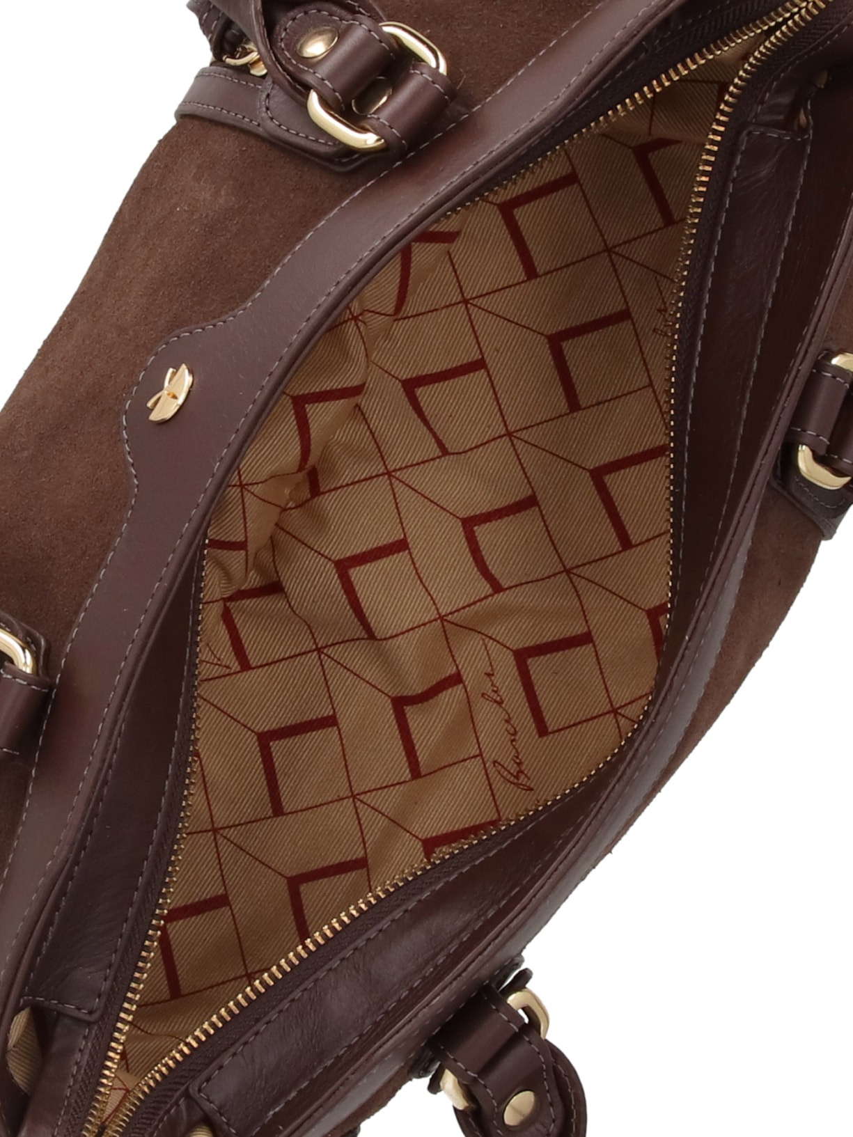 Bolsa Feminina Grande Baguete – Marrom Luiza Barcelos