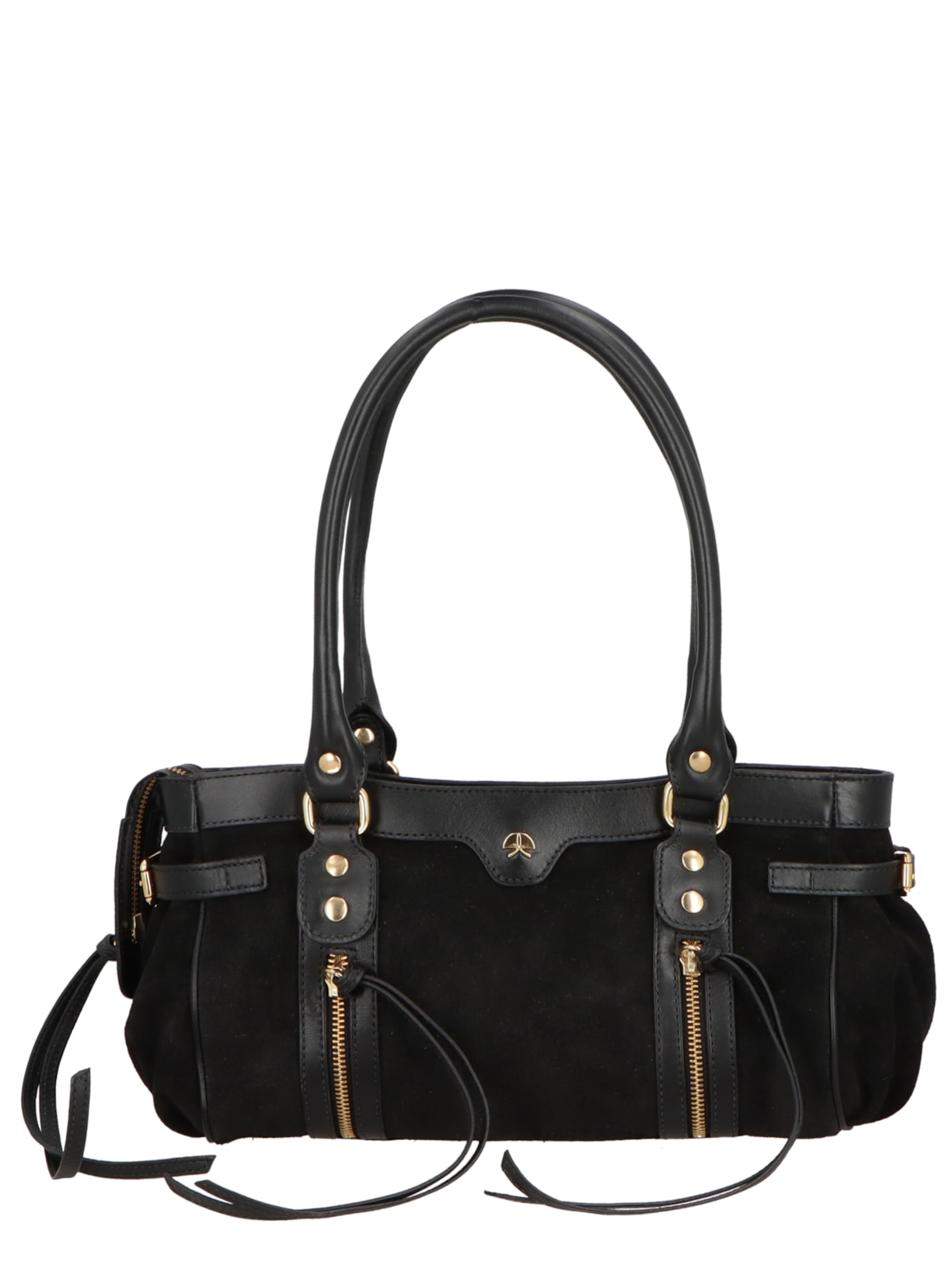 Bolsa Feminina Grande Baguete – Preto Luiza Barcelos