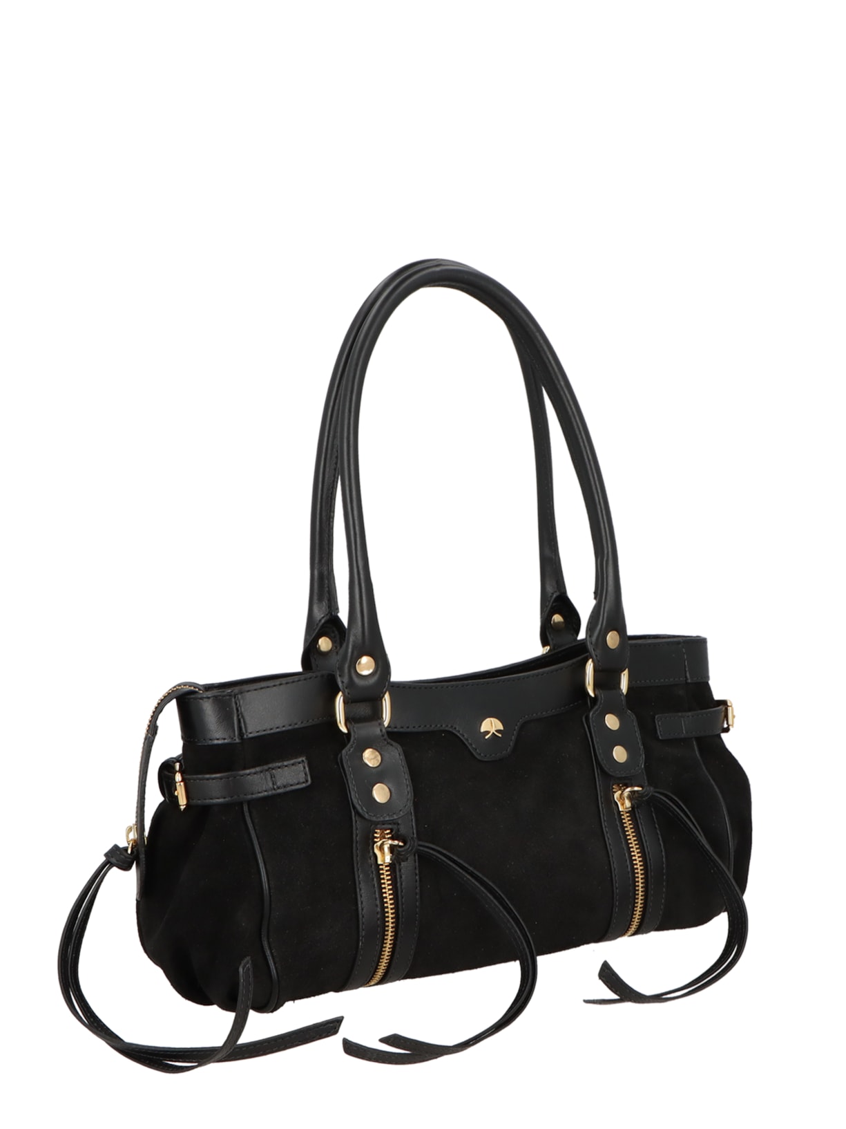 Bolsa Feminina Grande Baguete – Preto Luiza Barcelos