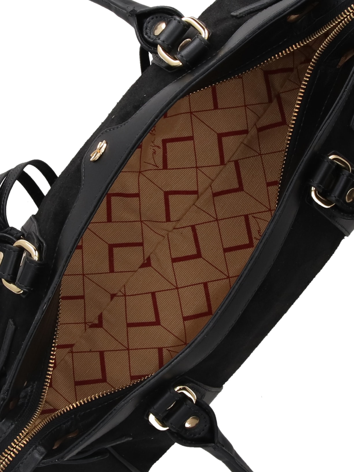 Bolsa Feminina Grande Baguete – Preto Luiza Barcelos
