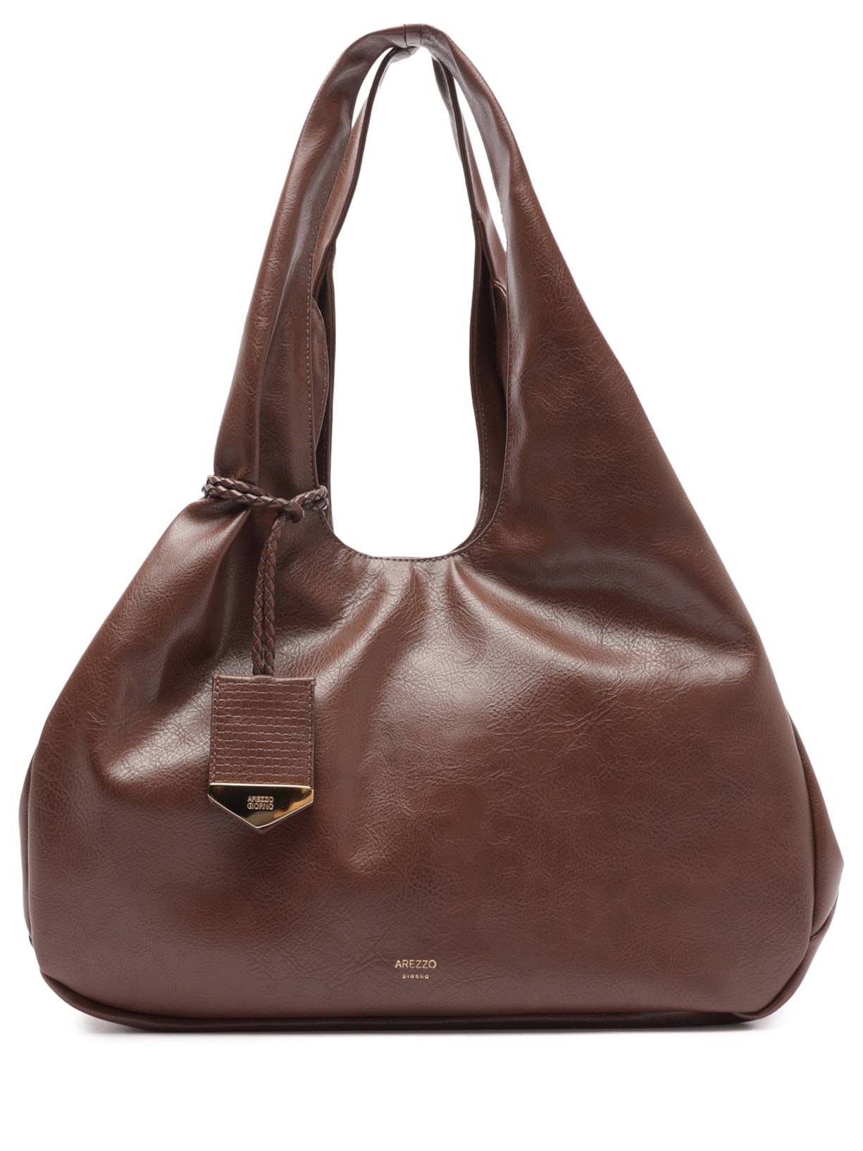 Bolsa Feminina Grande Cab Rus/Ecr T Marrom Arezzo