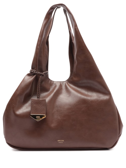 Bolsa Feminina Grande Cab Rus/Ecr T - Marrom