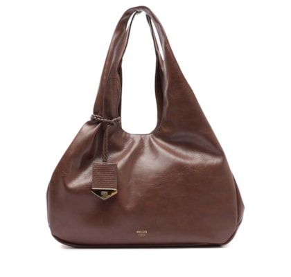 Bolsa Feminina Grande Cab Rus/Ecr T - Marrom