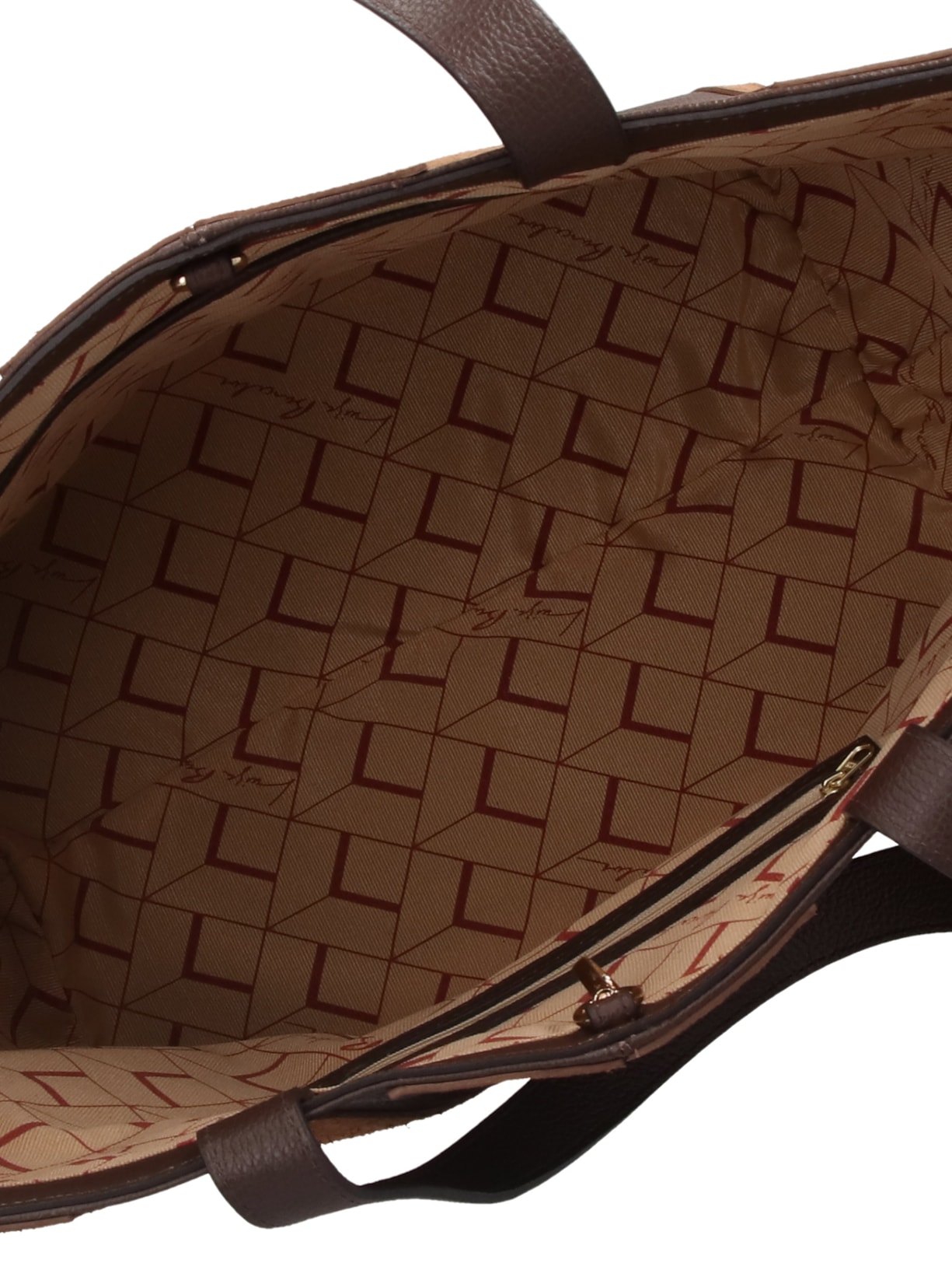 Bolsa Feminina Grande Camurça Viena Marrom Luiza Barcelos