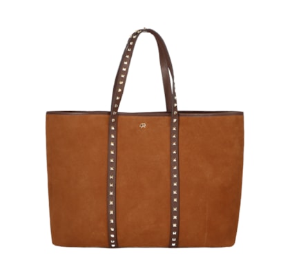 Bolsa Feminina Grande Camurça Viena - Marrom
