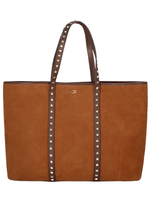 Bolsa Feminina Grande Camurça Viena - Marrom