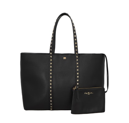 Bolsa Feminina Grande Camurça Viena - Preto
