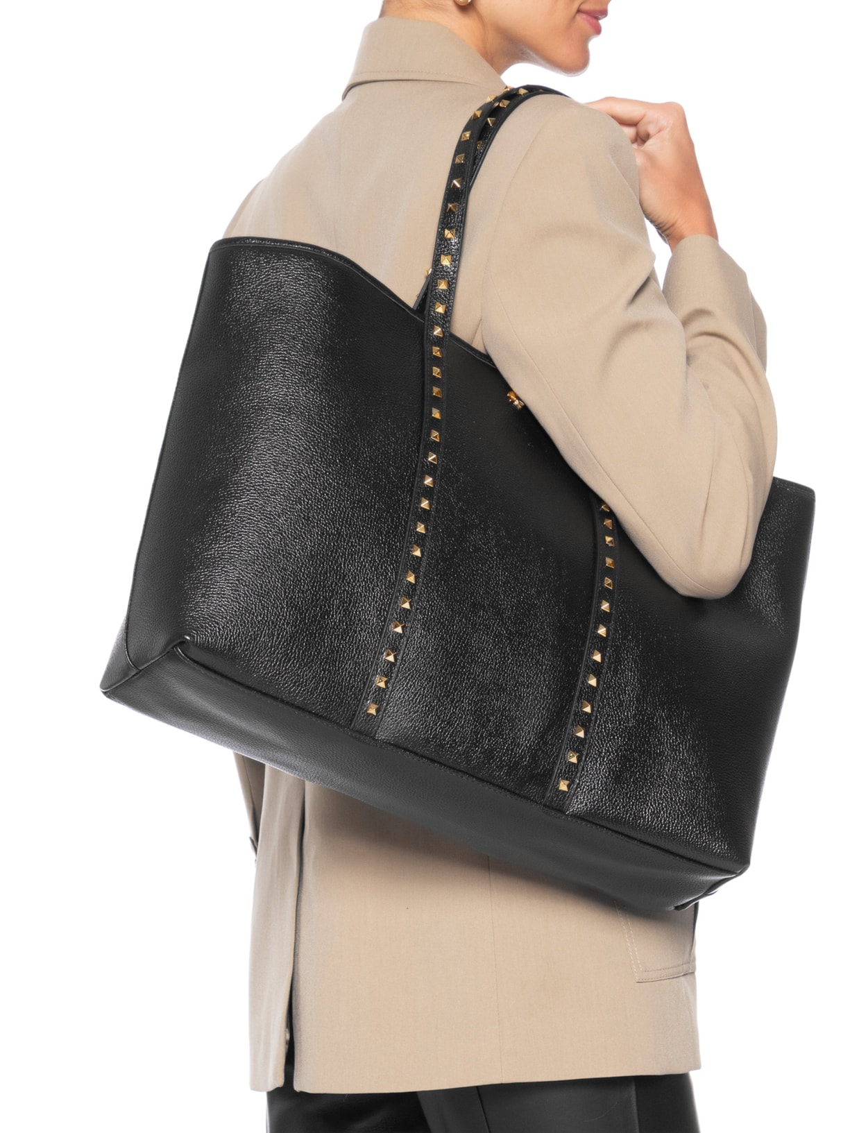 Bolsa Feminina Grande Camurça Viena Preto Luiza Barcelos