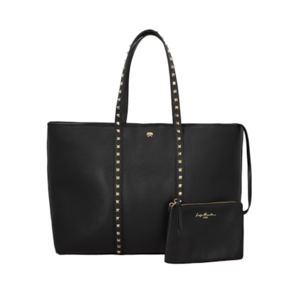 Bolsa Feminina Grande Camurça Viena - Preto
