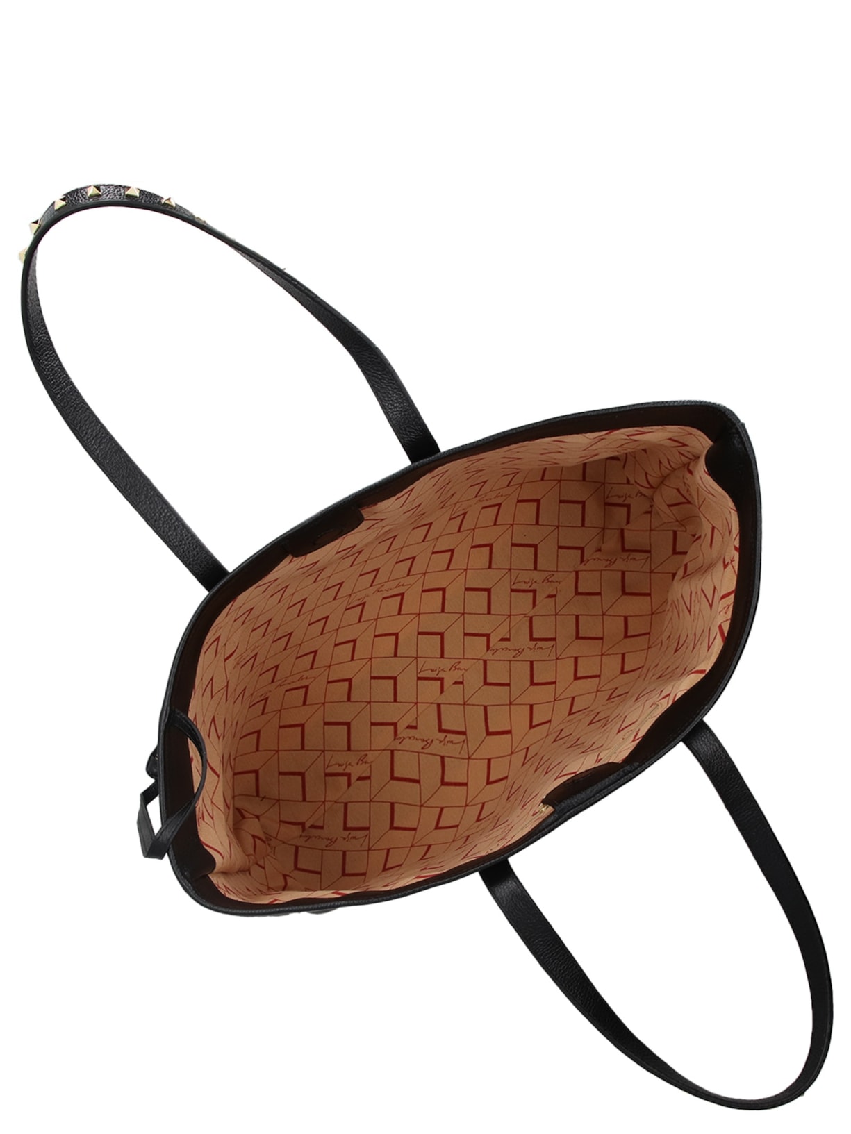 Bolsa Feminina Grande Camurça Viena Preto Luiza Barcelos