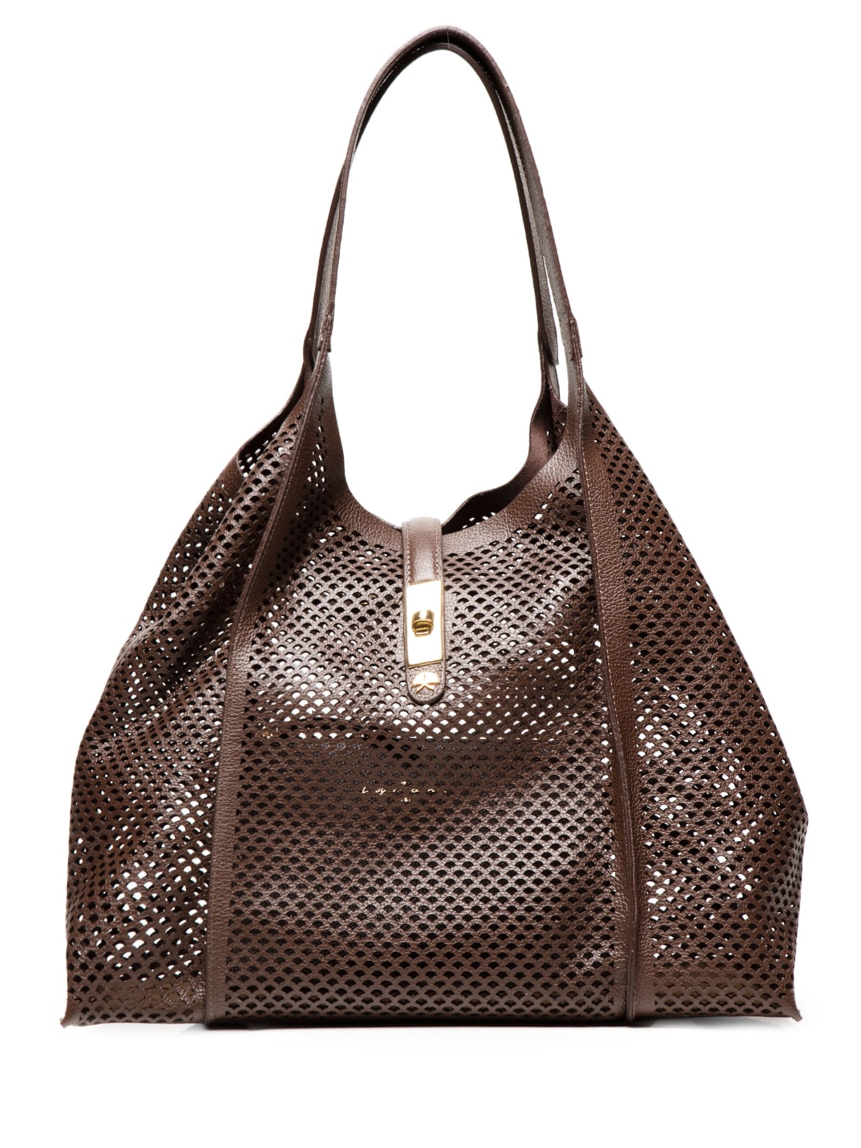 Bolsa Feminina Grande Couro Panamá - Marrom