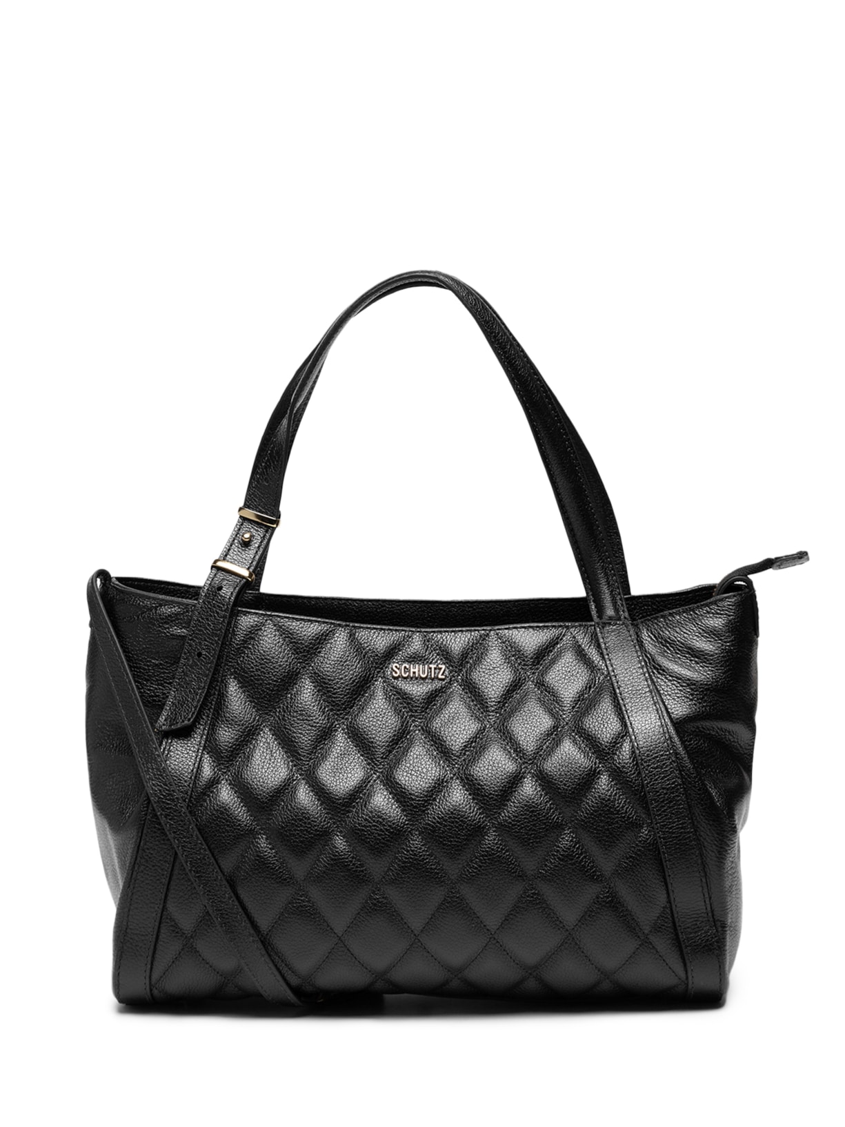 Bolsa Feminina Grande Couro - Preto