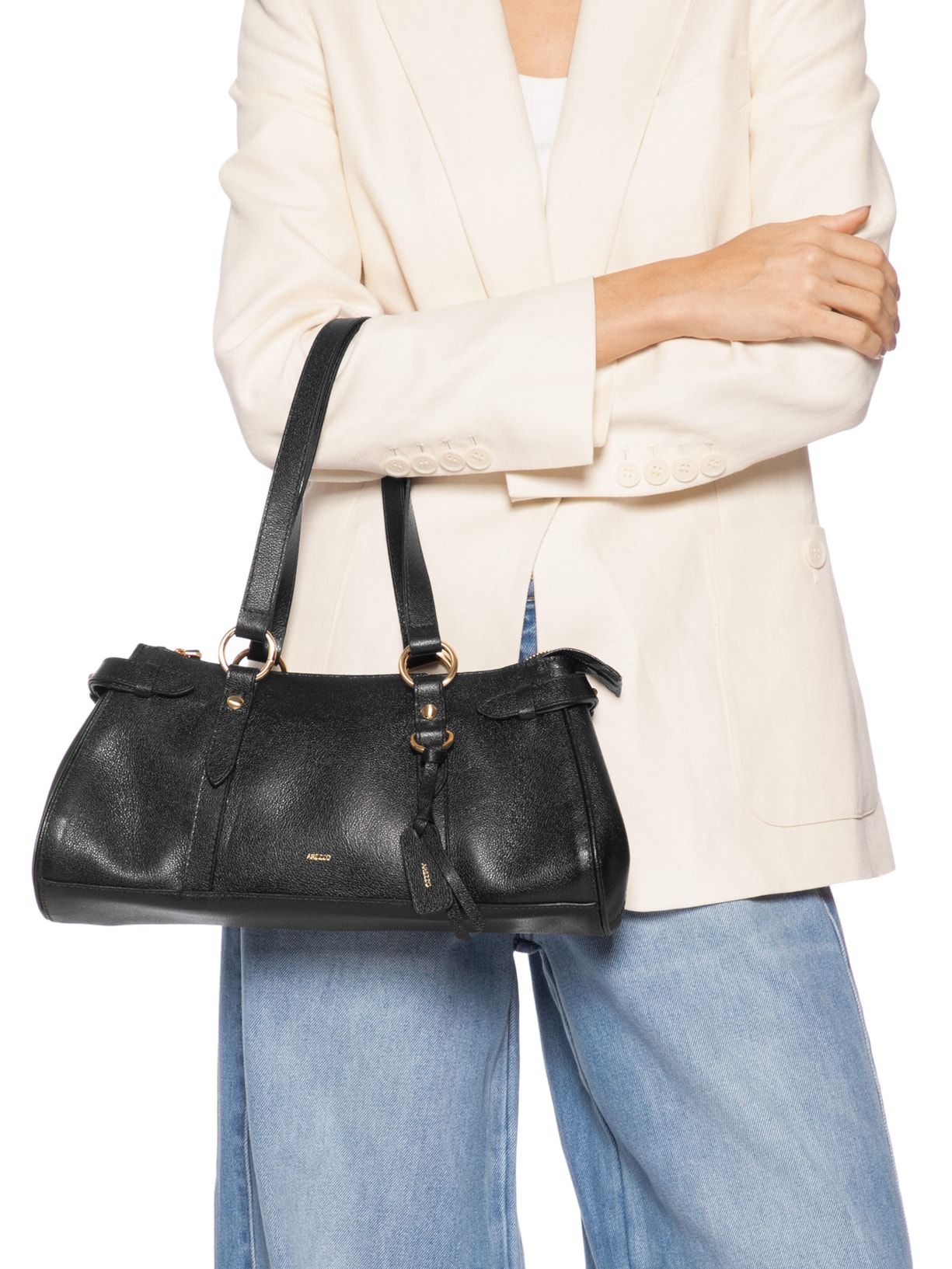 Bolsa Feminina Grande Easy Fly Preto Arezzo