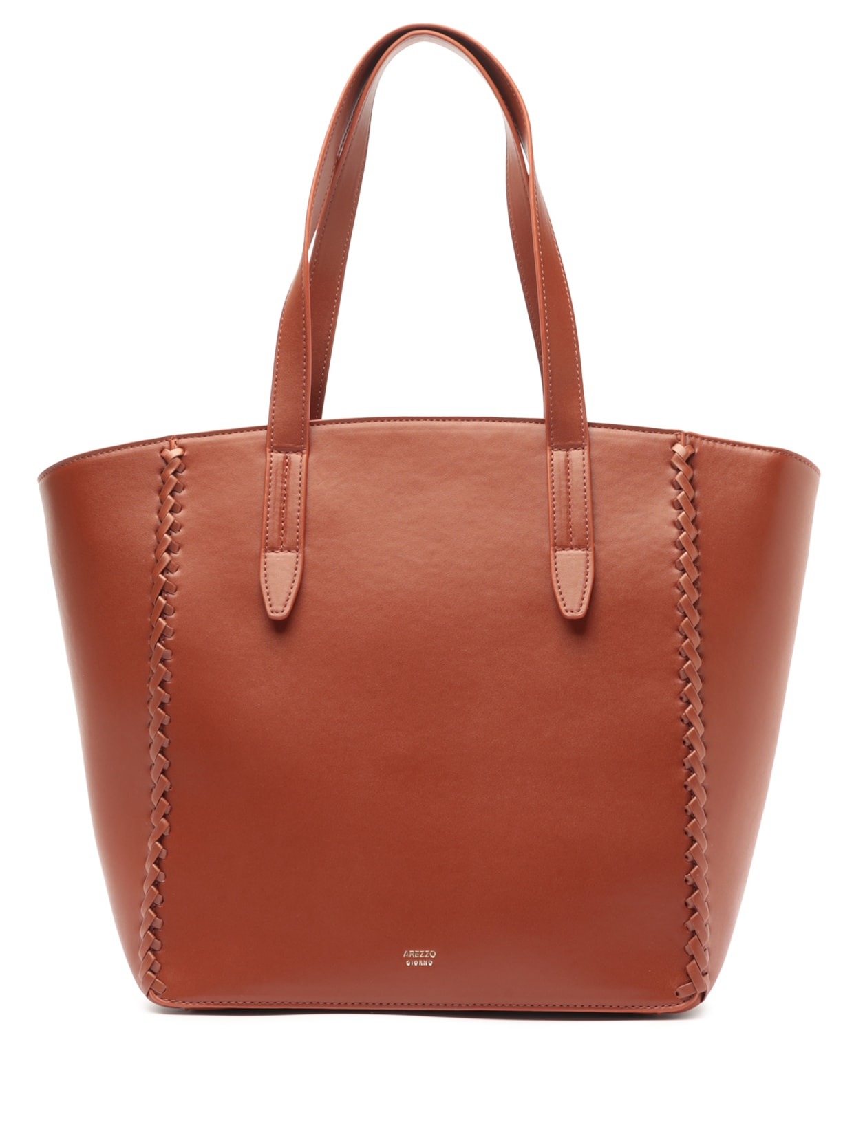 Bolsa Feminina Grande Eco Calf - Marrom