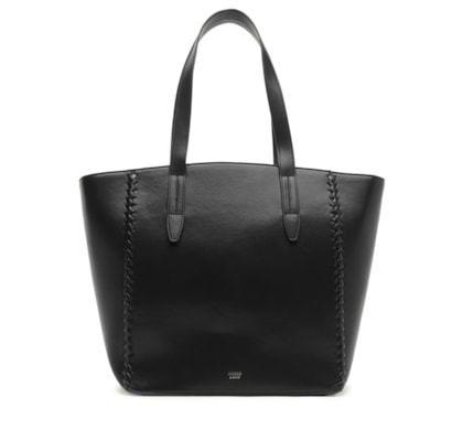 Bolsa Feminina Grande Eco Calf - Preto