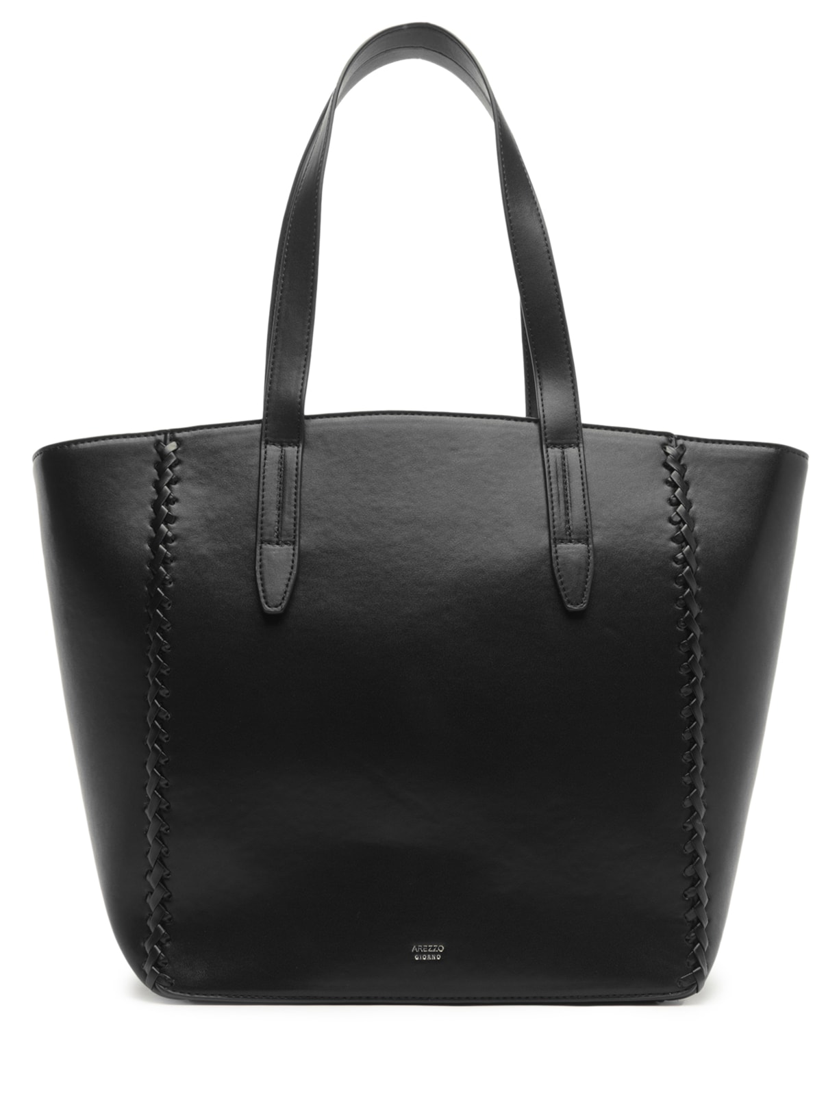 Bolsa Feminina Grande Eco Calf - Preto