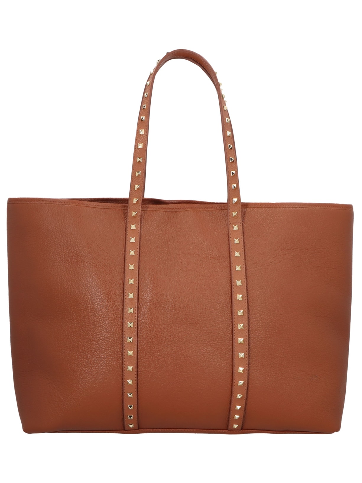 Bolsa Feminina Grande Em Couro Marrom Luiza Barcelos