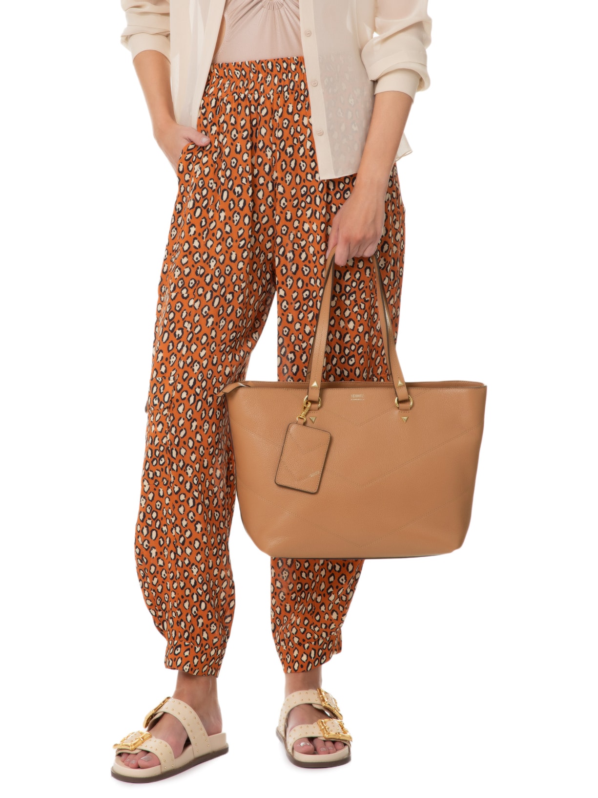 Bolsa Feminina Grande Floater Denver Marrom Schutz