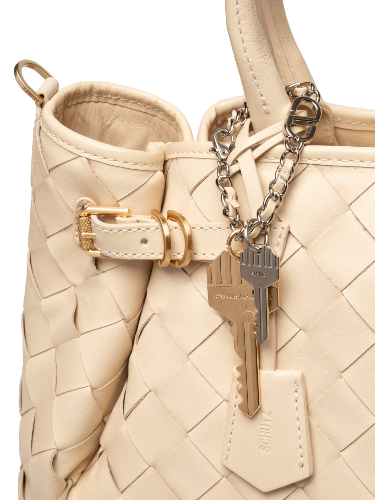 Bolsa Feminina Grande Heaven Tresse Branco Schutz