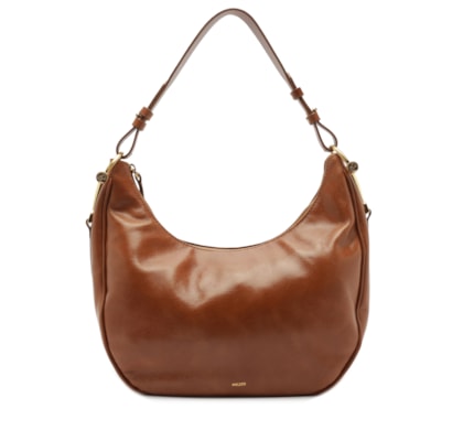 Bolsa Feminina Grande Hobo Leather Arizona - Marrom