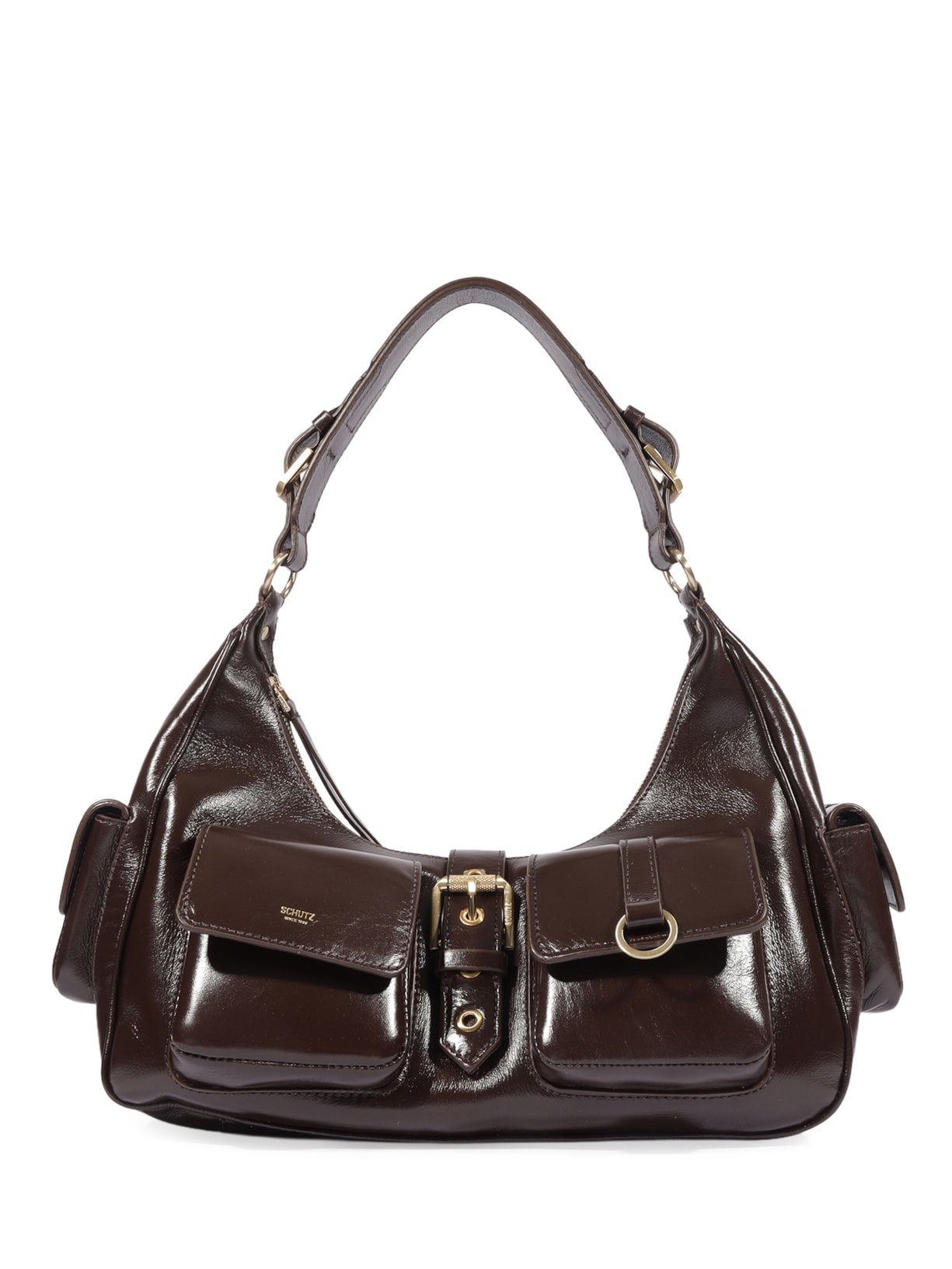Bolsa Feminina Grande Hobo Marrom Schutz