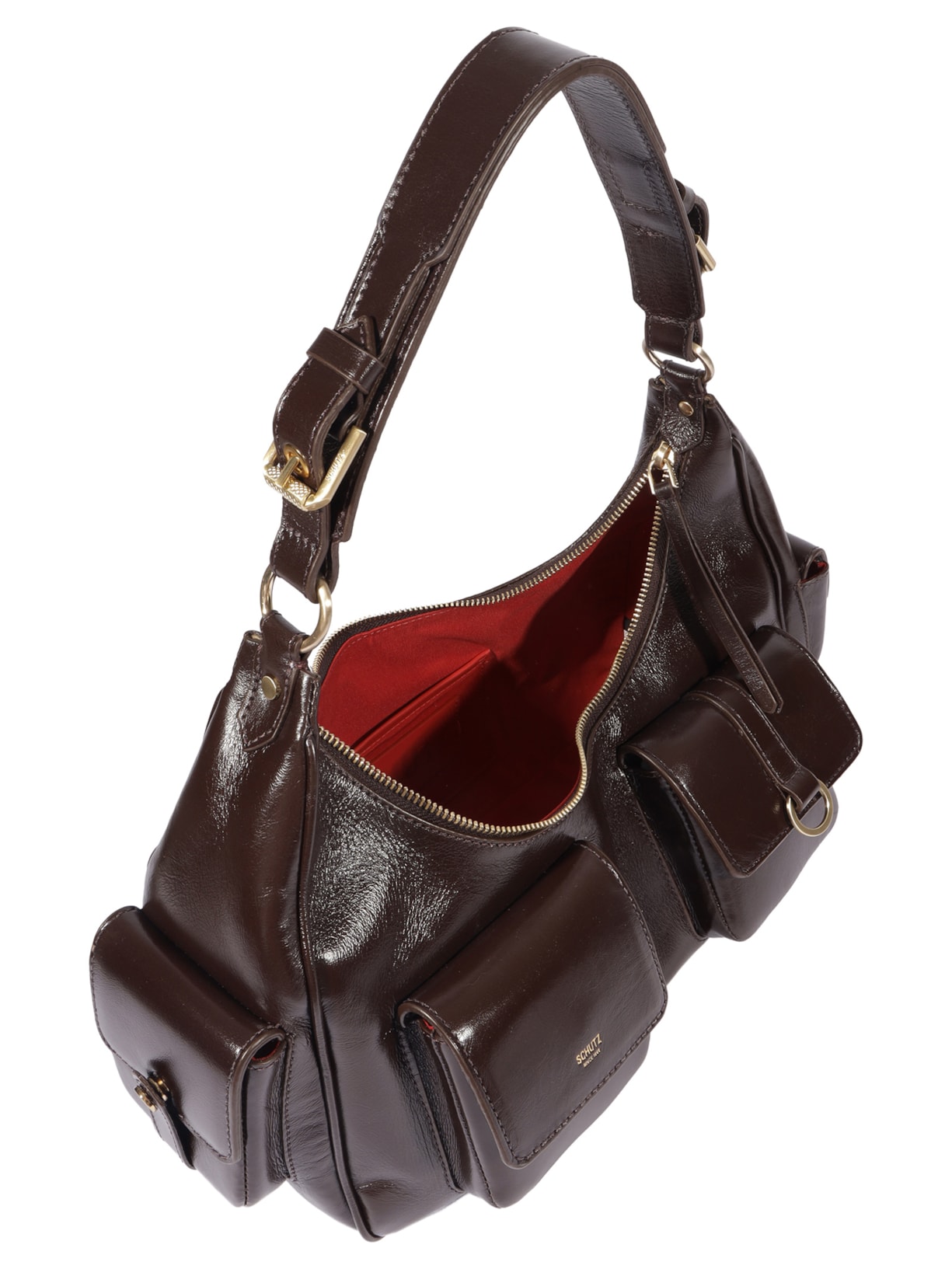 Bolsa Feminina Grande Hobo Marrom Schutz
