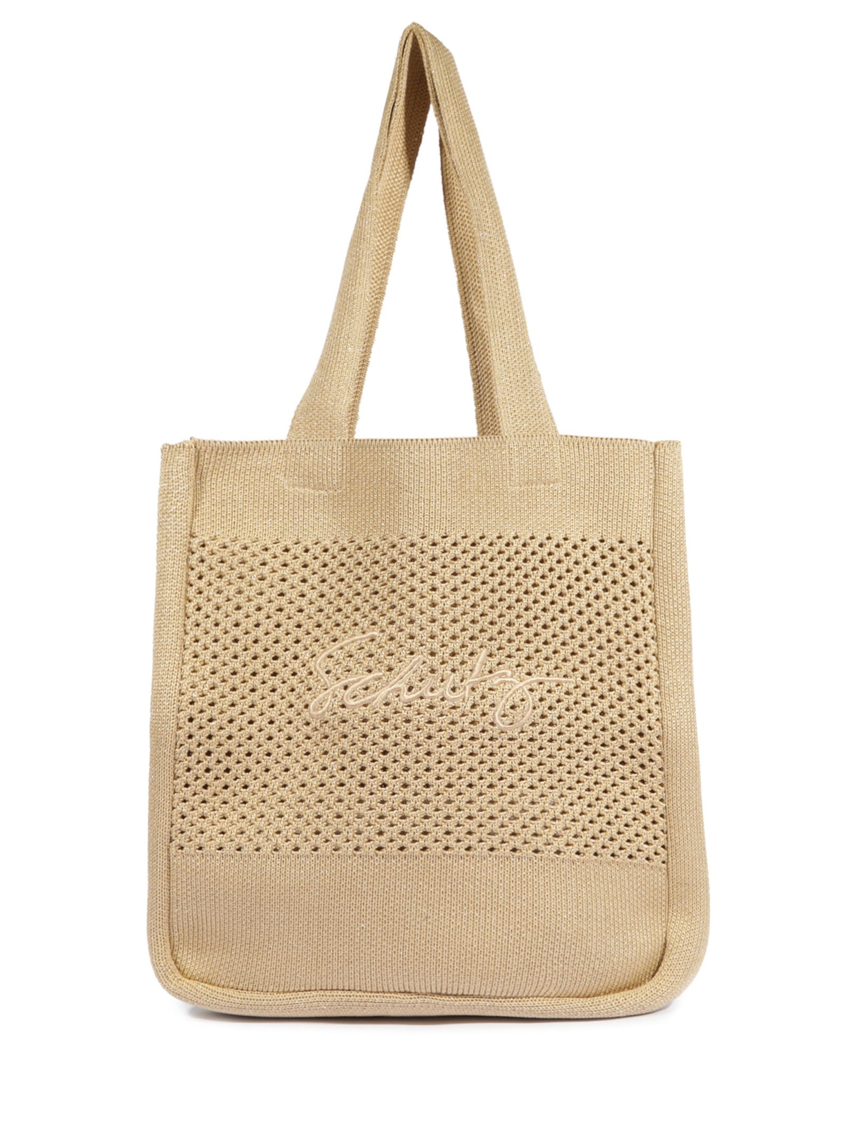 Bolsa Feminina Grande Knit - Bege