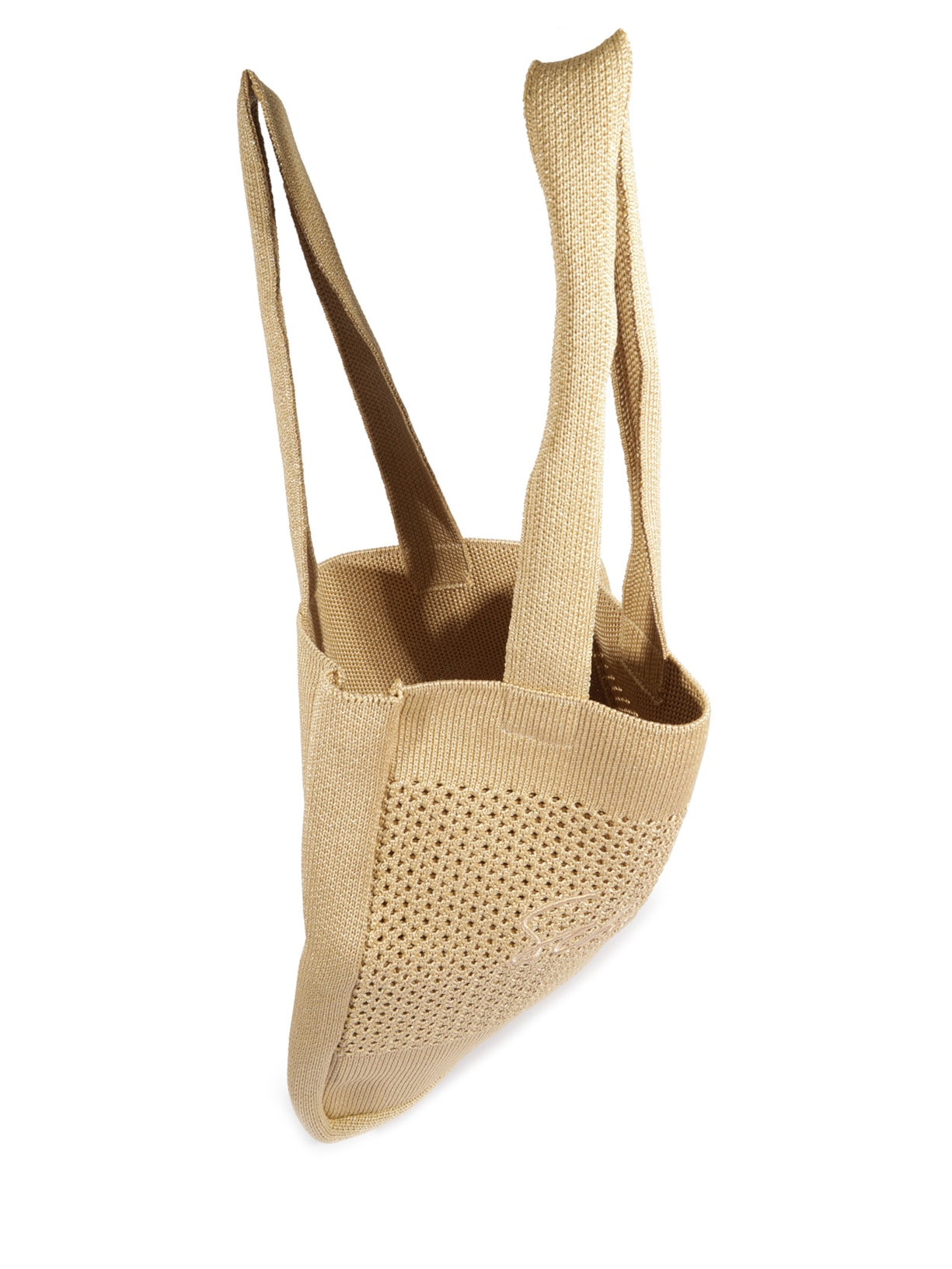 Bolsa Feminina Grande Knit Bege Schutz