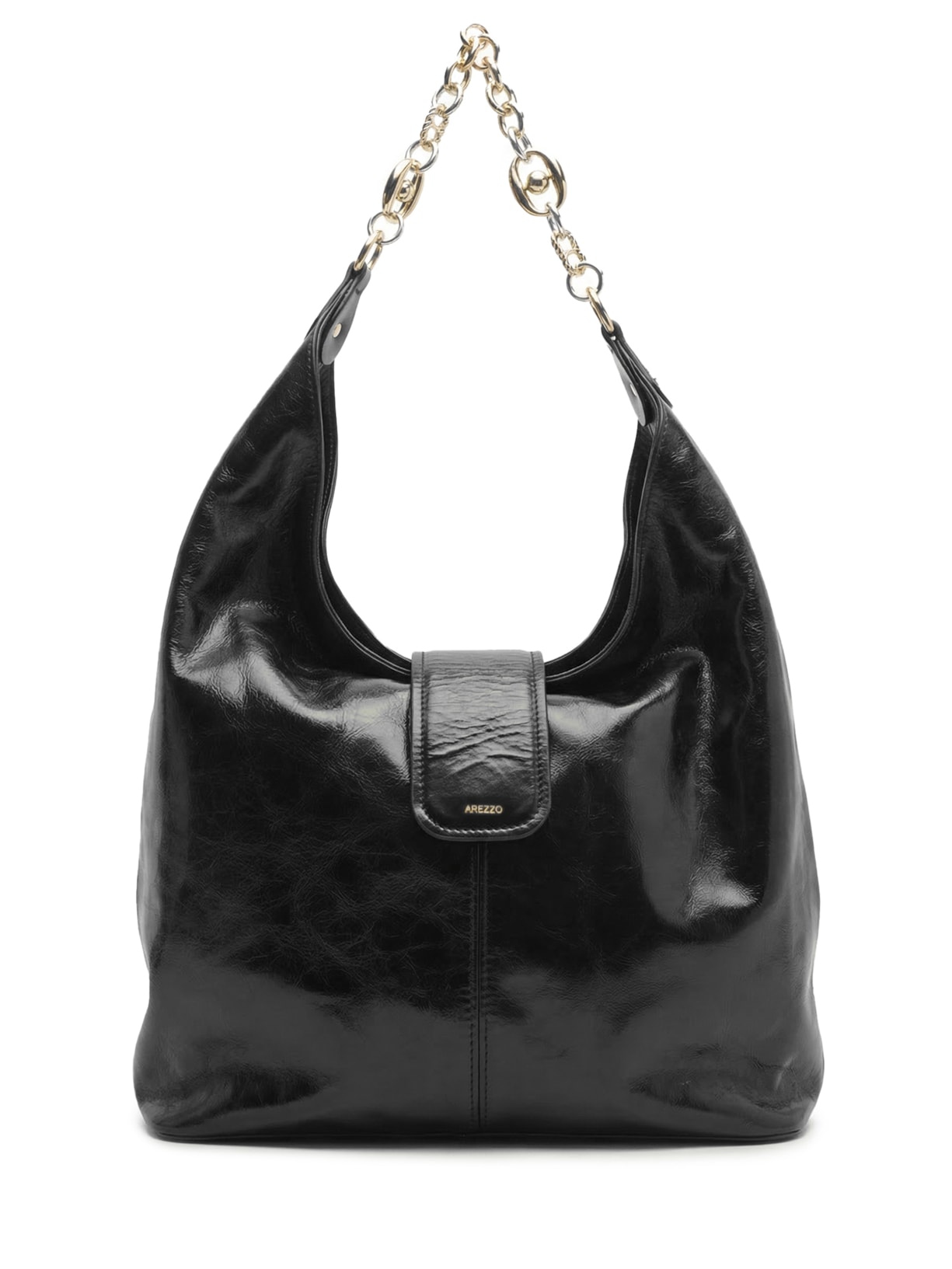 Bolsa Feminina Grande Leather Arizona Preto Arezzo