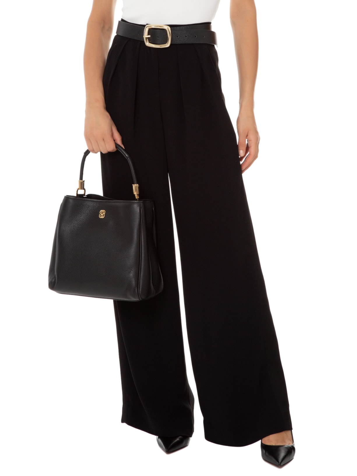 Bolsa Feminina Grande Napa Preto Schutz