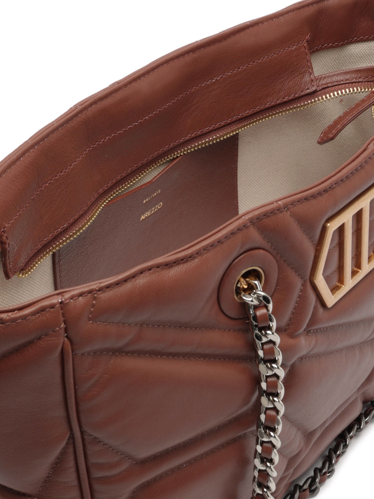 Bolsa Feminina Grande Nápoles Marrom Arezzo