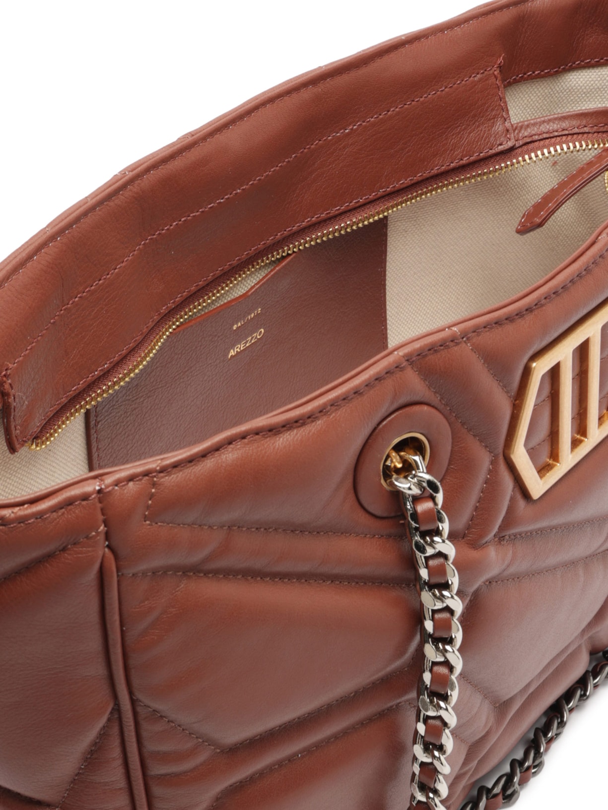 Bolsa Feminina Grande Nápoles Marrom Arezzo