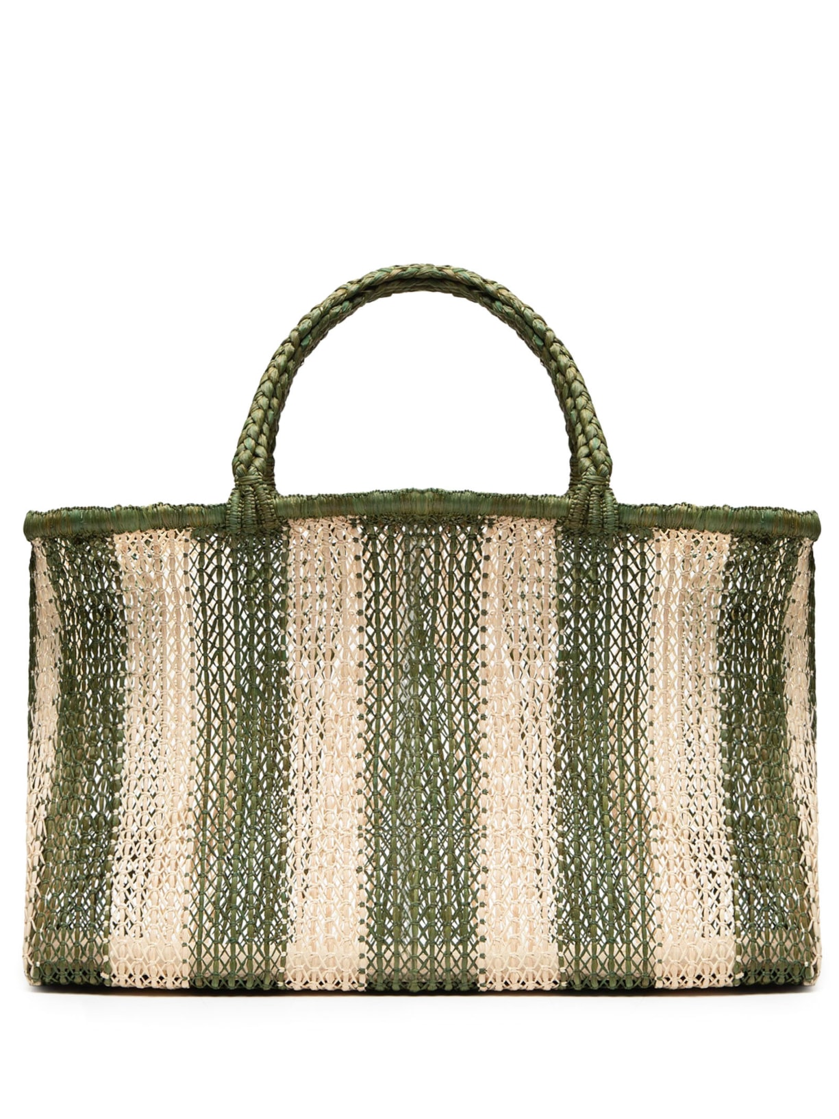 Bolsa Feminina Grande Palha Natural - Verde