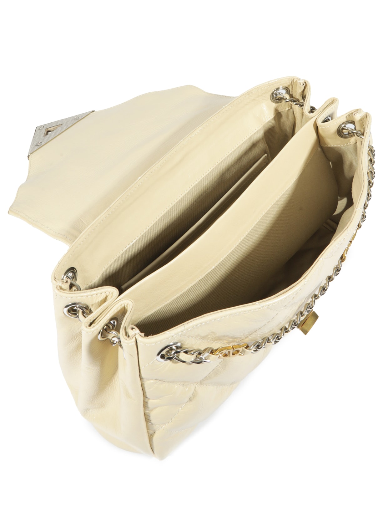 Bolsa Feminina Grande S95 Couro Branco Schutz