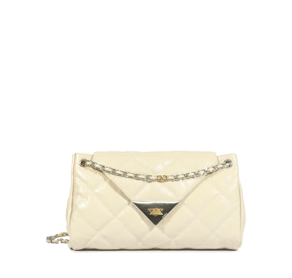Bolsa Feminina Grande S95 Couro - Branco