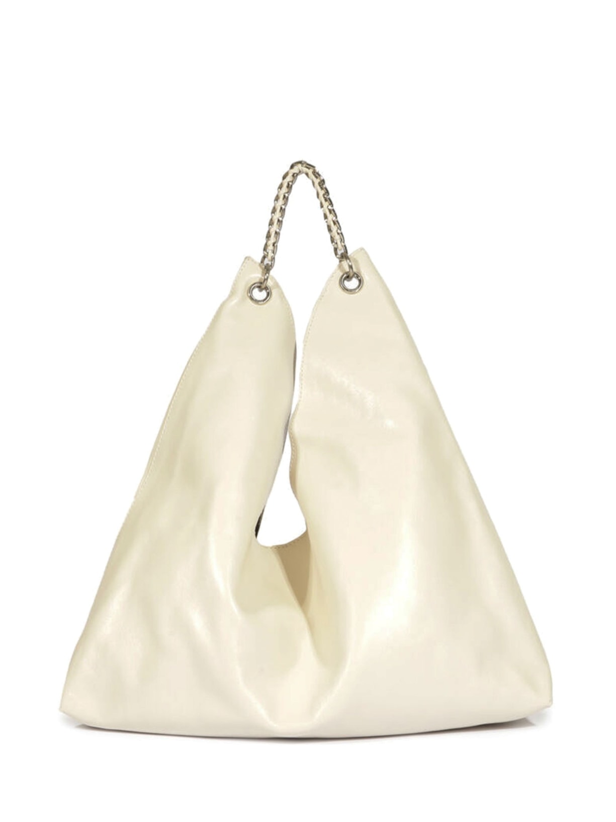 Bolsa Feminina Grande Trentino Fly Couro - Off White