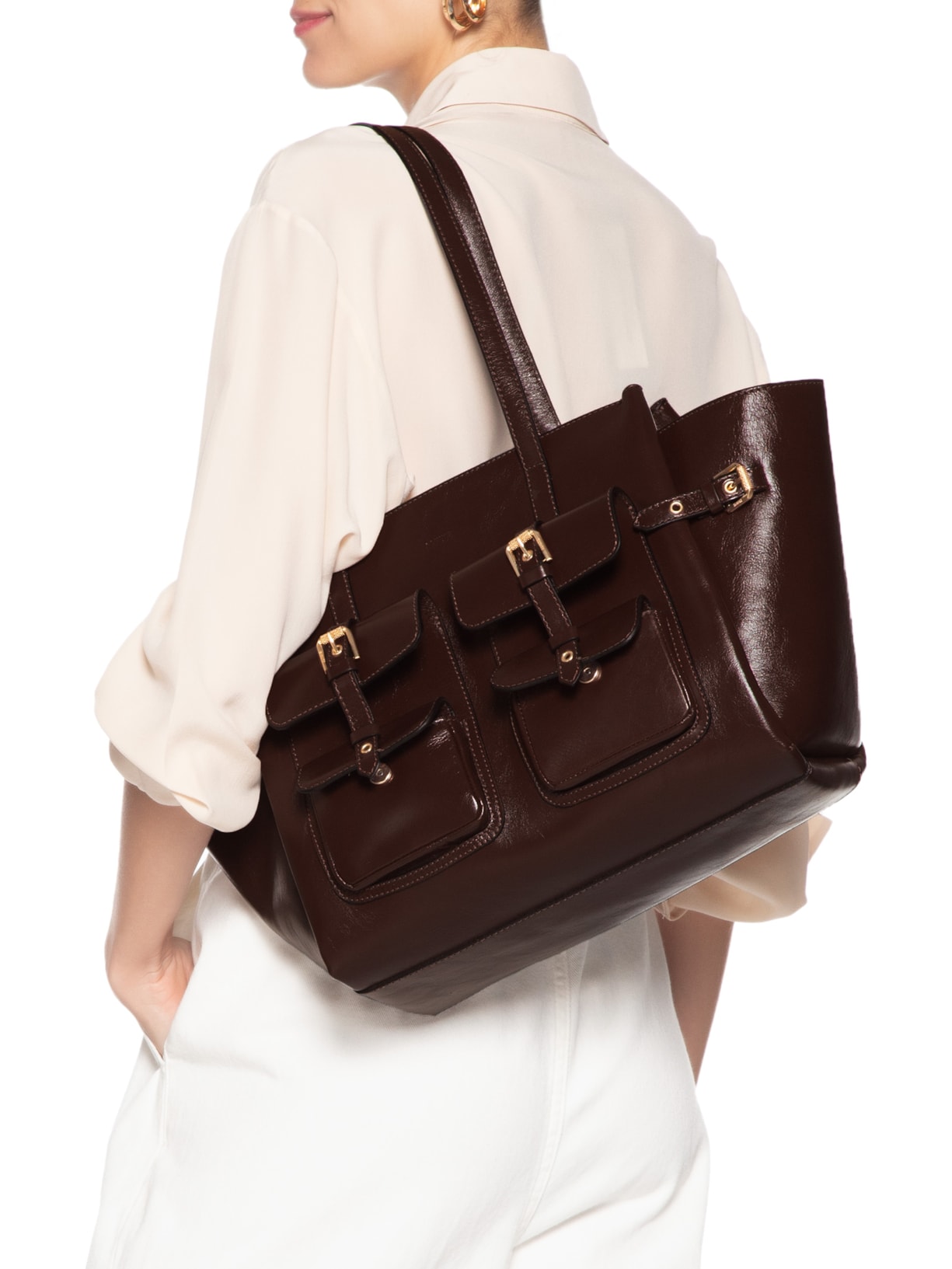 Bolsa Feminina Grande Trentino Marrom Schutz